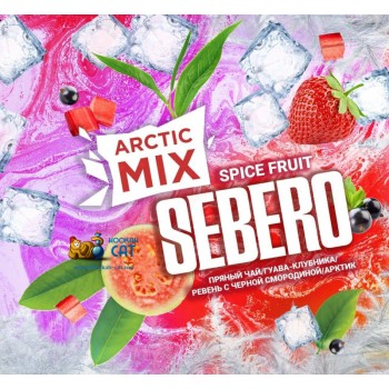 Табак для кальяна Sebero Arctic Mix Spice Fruit (Себеро Арктик Микс Спайс Фрут - Пряный Чай, Гуава, Клубника, Ревень) 100г - фото 1